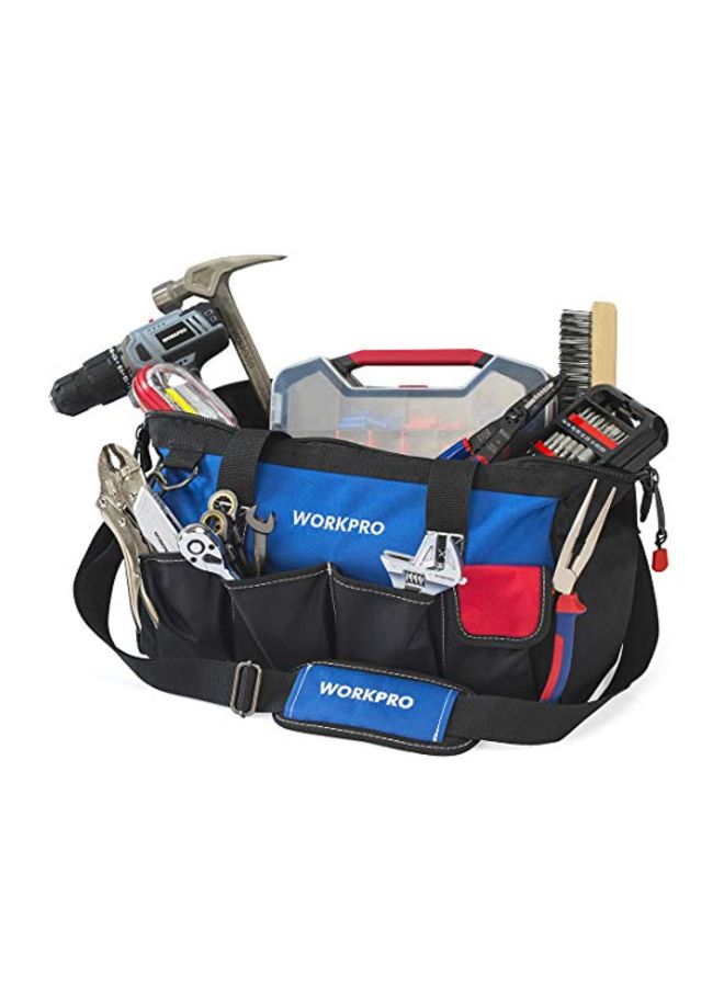 Wide Mouth Storage Tool Bag Black/Blue 18.1x94.5x8.7inch