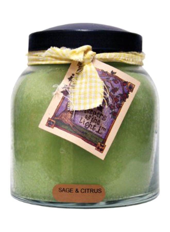 Sage And Citrus Papa Jar Candle, 34 Ounce