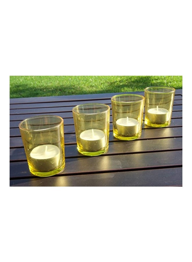 100-Piece Tea Light Candles Silver 7.9 x 3.1 x 8inch