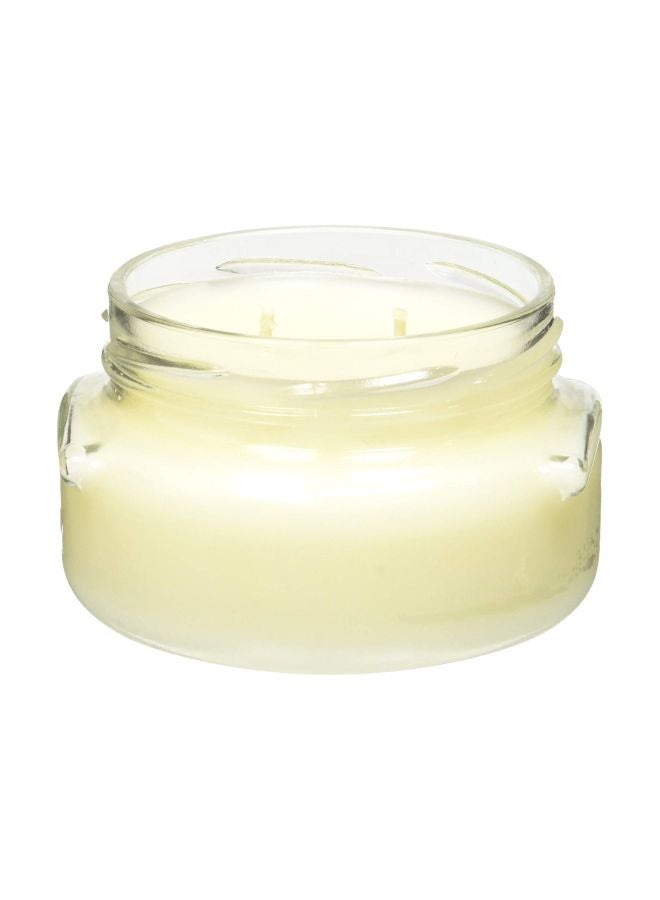 Double Wick Scented Candle yellow