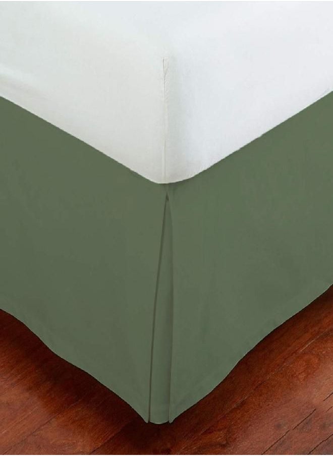 Fancy Collection Full Size Easy Care Tailored Microfiber 14-inch Bed Skirt Solid Sage New