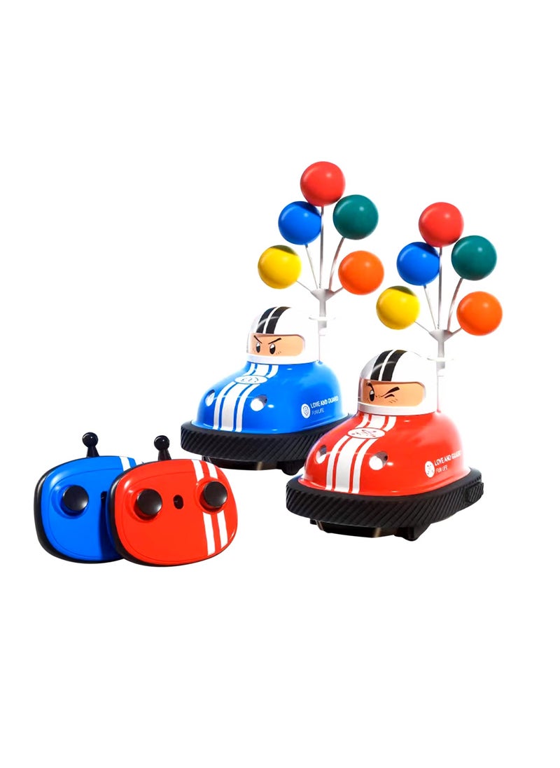 Double Battle Remote Control Bumper Toy Car - 2 Player Battle Bumper Cars