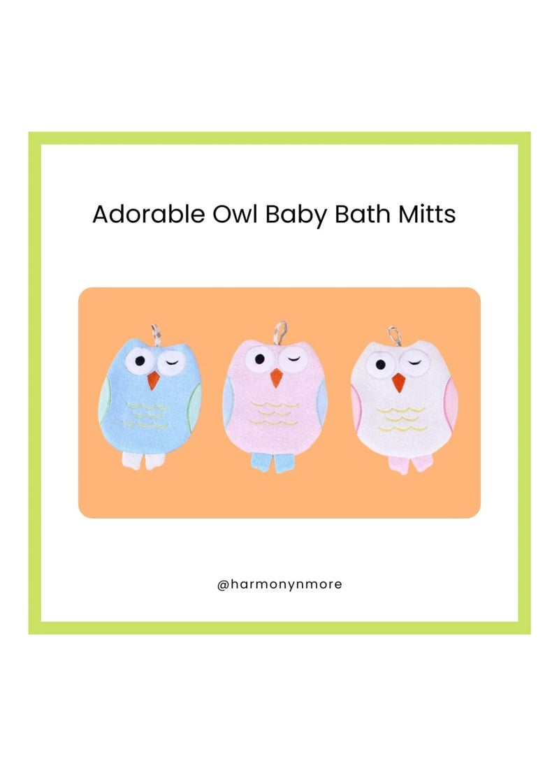 Olivia The Owl Wash Cloth