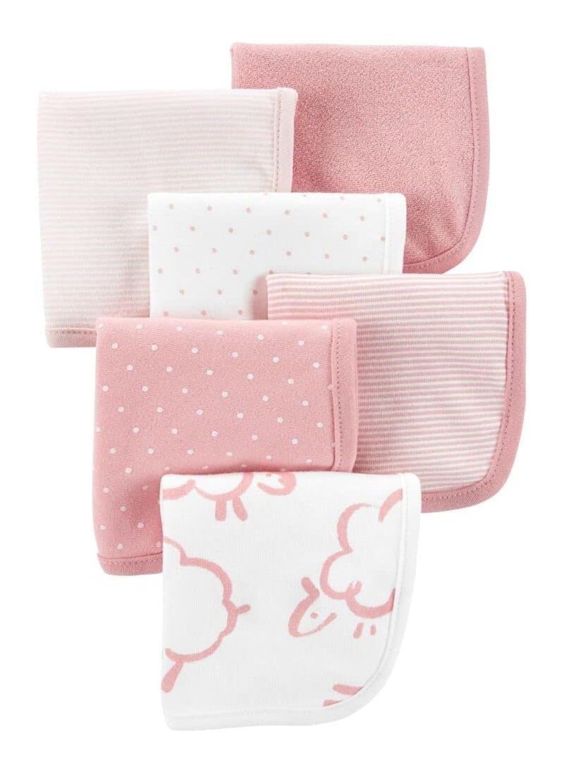 6-Pack Washcloths (Pink)