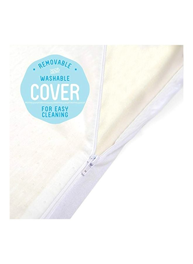 Waterproof Mattress Topper cotton_blend White 51.5x2x27inch