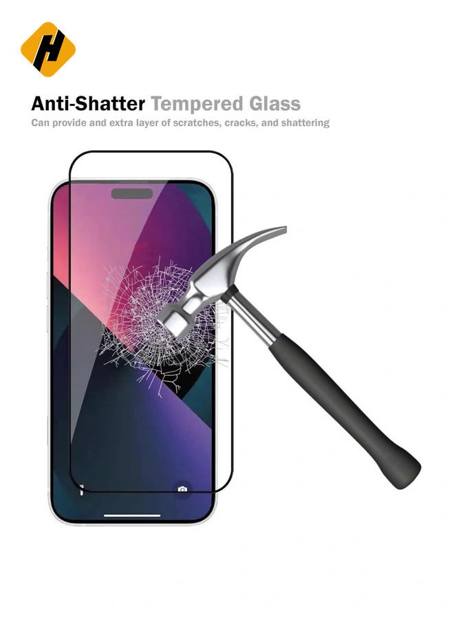 [3 Pack] Designed for iphone 15 Pro Max Screen Protector Tempered Glass, Friendly Ultra Resistant