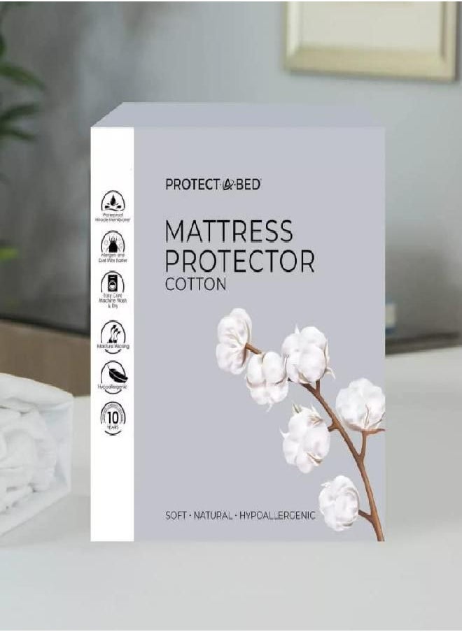 Protect-A-Bed Cotton Jersey Mattress Protector, Full