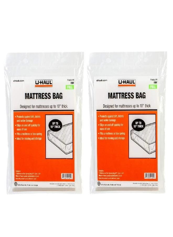 U-Haul Full Mattress Bags for Moving, Storage, and Renovation Protection - 87