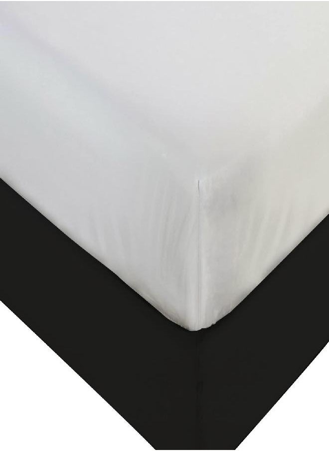 Plastic Mattress Protector Cot Size, Fitted Sheet Style, Waterproof Vinyl Mattress Cover, Heavy Duty Breathable - Bed Wetting and Spill Protection for Mattress by Blissford