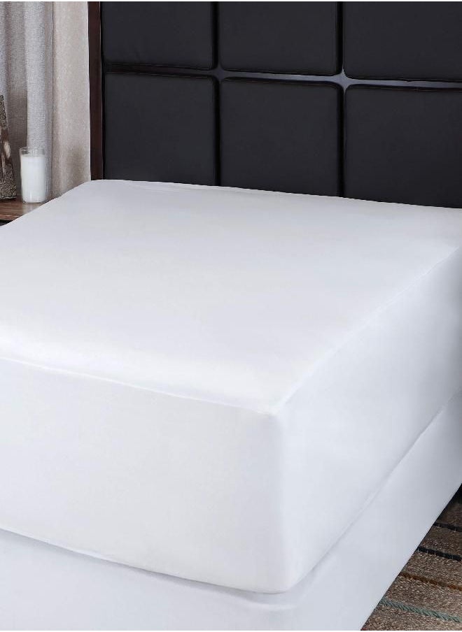 Guardmax Waterproof Mattress Protector Cover - Fitted, Soft and Noiseless - Ideal for Futon Mattresses - Full/Double Size (54x75) - Skirt Stretches to 16