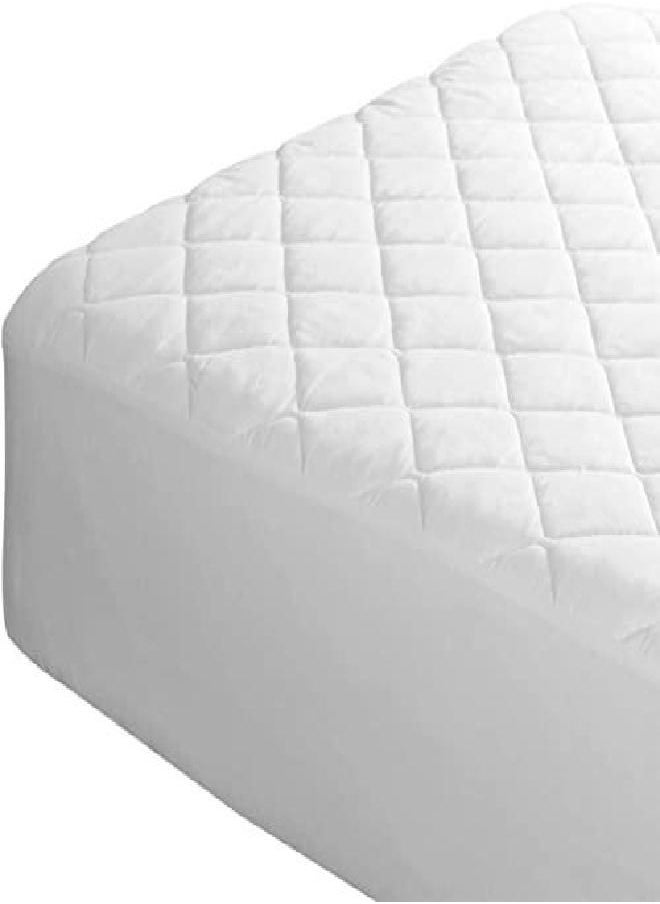 Full Size Waterproof Mattress Protector (Double Bed - 54 x 75in), Premium with Four Layer Protection, Super Soft, Comfortable and Breathable, Fitted, Machine Washable and Vinyl Free