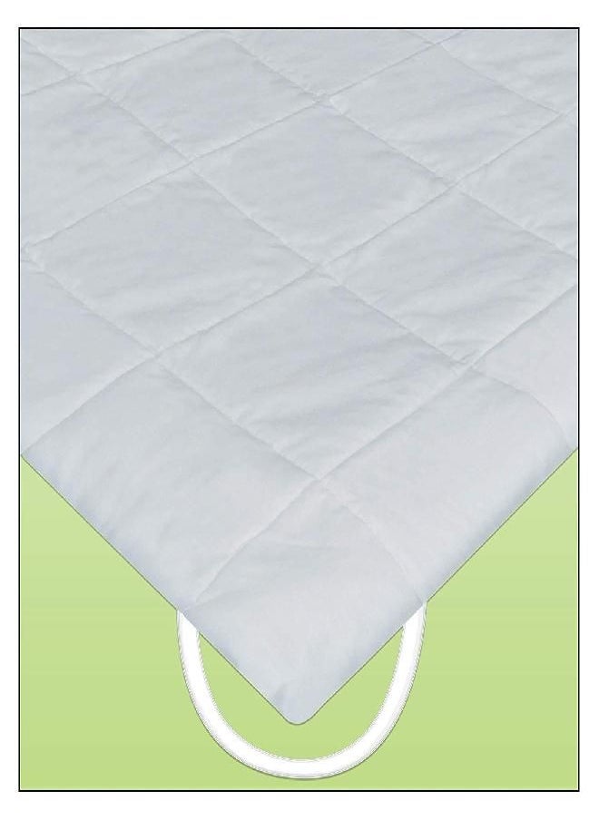 INNOMAX The Linen Resource Quilted Comfort Waterbed Anchor Band Custom Fit Mattress Pad Protective Cover Super Single