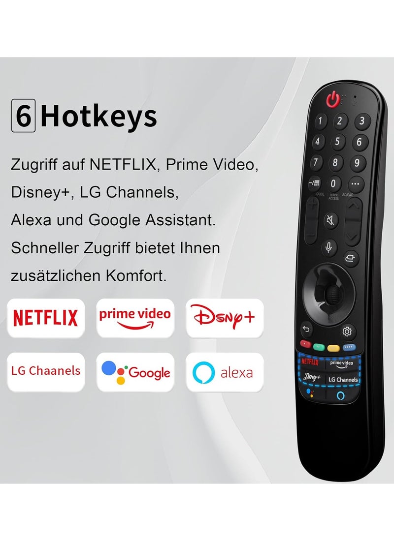 Universal Remote Control Compatible with LG Magic TV (012) with battery