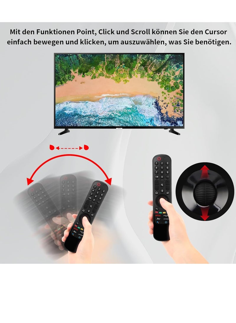 Universal Remote Control Compatible with LG Magic TV (012) with battery