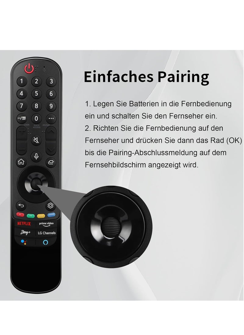 Universal Remote Control Compatible with LG Magic TV (011) with battery