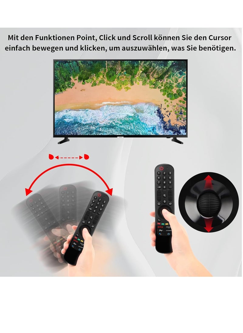 Universal Remote Control Compatible with LG Magic TV (011) with battery