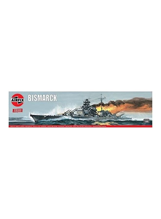 Bismarck Military Naval Ship Plastic Model Kit