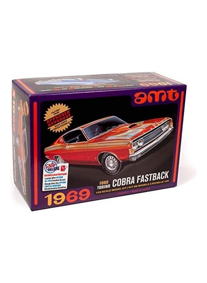 1969 Ford Torino Cobra Fastback Model Kit 8inch