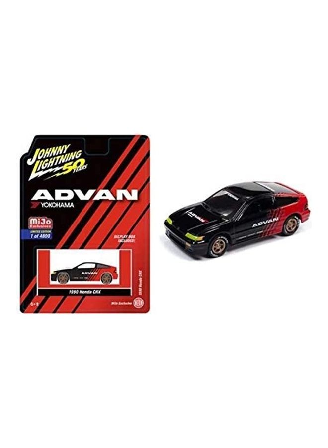 1990 Crx Advan Yokohama Johnny Lightning Diecast Model Car 8inch