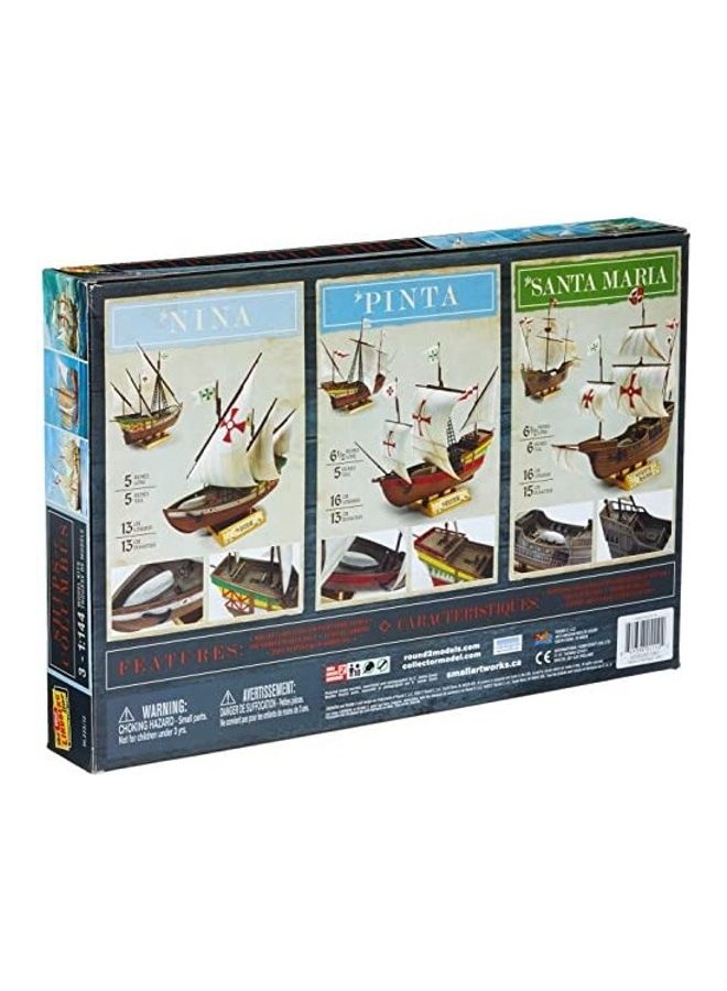 Combus Shipping Nina Pinta & Santa Maria 1: 144 Scale Plastic Model Kit