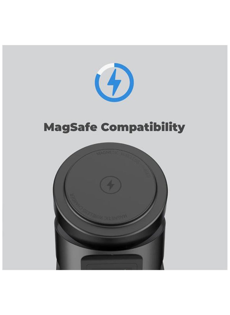 Blupebble Magpod Hub Usb-C Power Delivery And Usb-A Qc3.0 65W Black Bp-Magpodhub-Bk