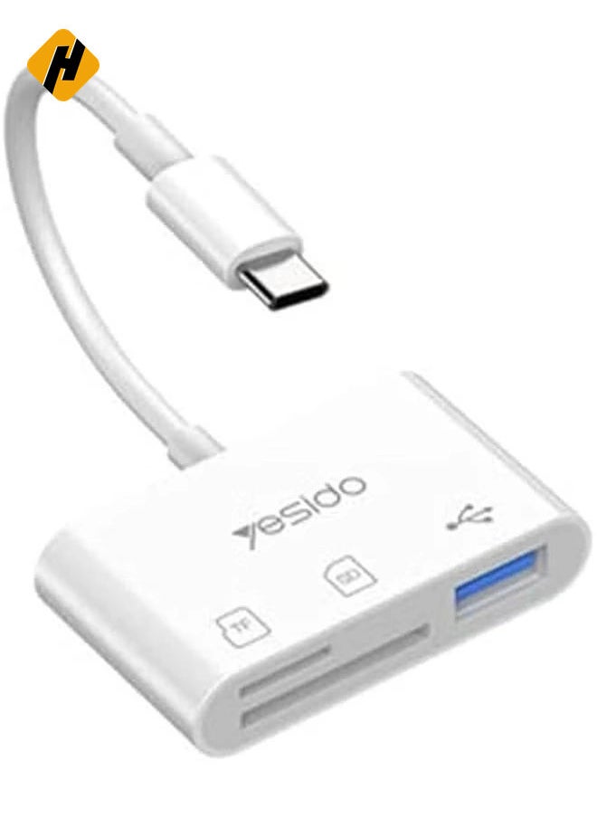 GS16 OTG Adapter – Compact White USB On-The-Go Converter