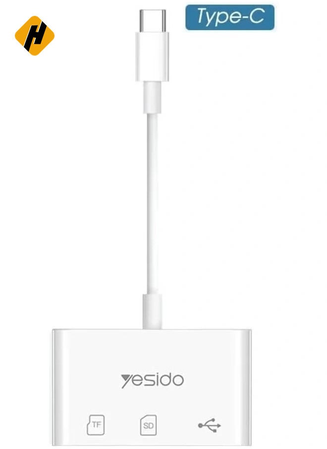 GS16 OTG Adapter – Compact White USB On-The-Go Converter