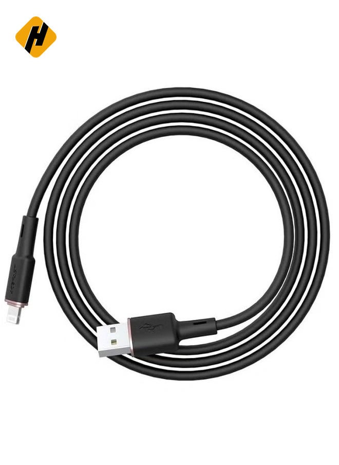 C2-02 USB-A to Lightning Silicone Charging and Data Cable - 1.2M