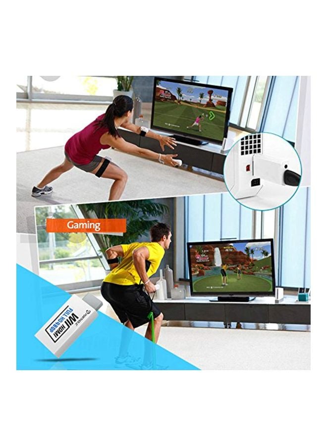 Full HD Wii To HDMI Converter White