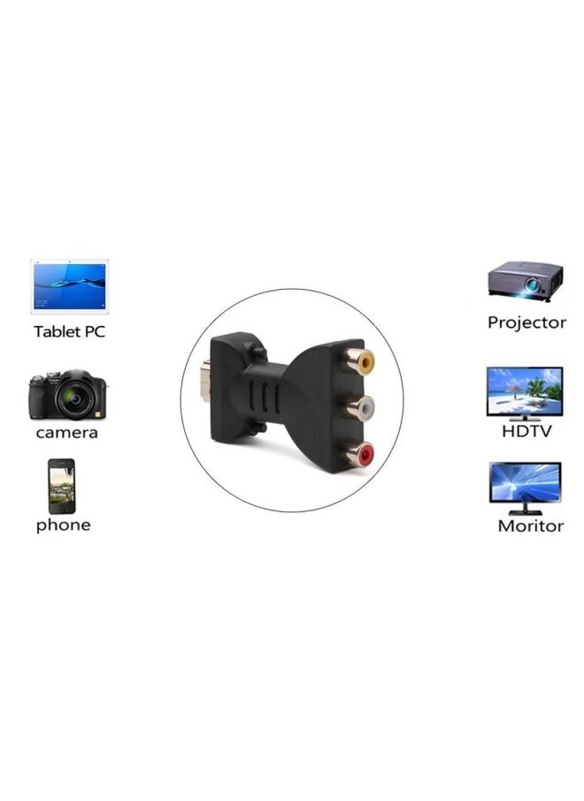 HDMI To AV Adapter Black