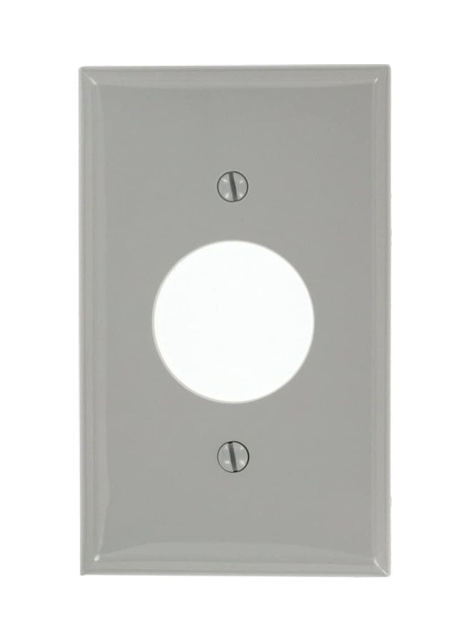 1-Gang Device Wall Plate Grey 1.97x0.39x1.18inch