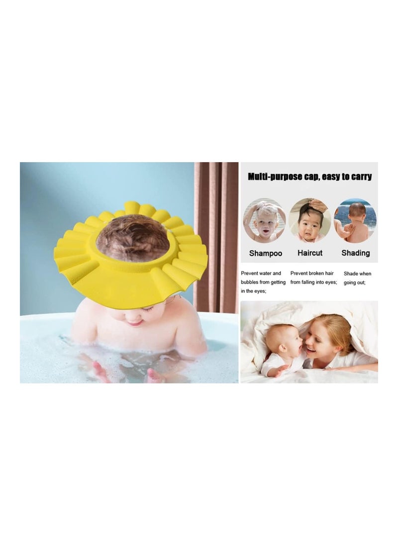 Pack Of 3 Baby Bathing Shower Cap