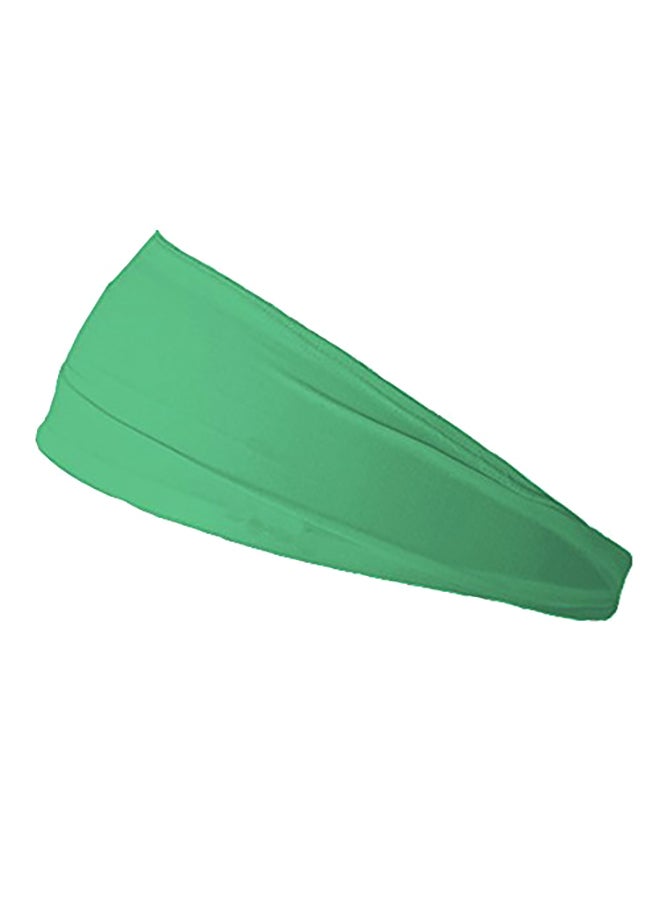 Solid Sea Green Moisture Wicking 4-Inch Headband 1x9x4inch