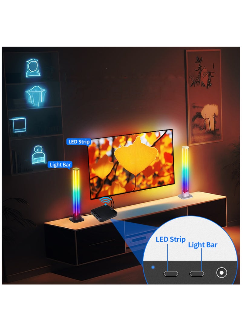 Smart Neon Strip, Smart LED Light Strip, 75-85“ with APP Control and WiFi Music Sync, USB LED Neon Light for Bedroom, Living Room, Game Decoration