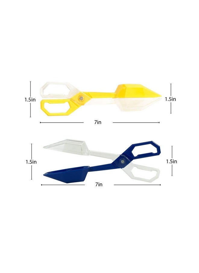 Jumbo Rainbow Tongs 6 Piece Toys_And_Games Set, Fine Motor Skills Handy Scoopers Rainbow Color Sorting Learning Tools Skill Development For Baby & Kids