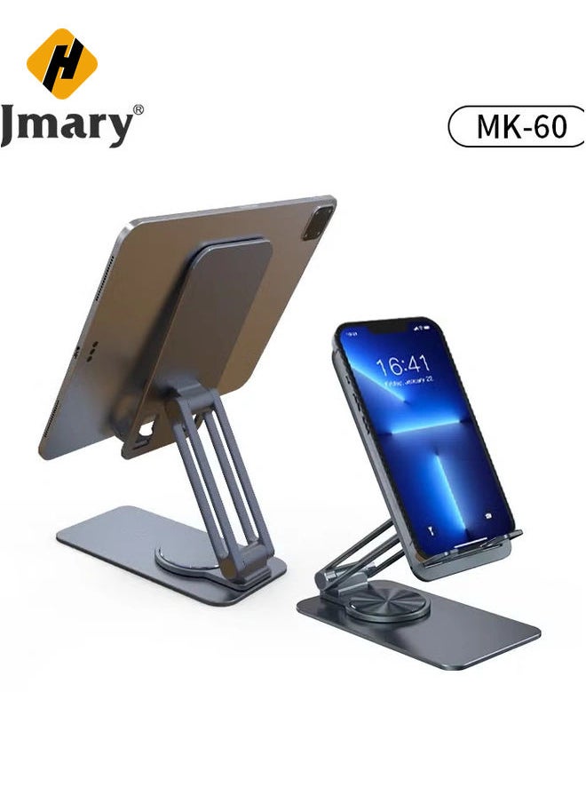 Jmary MK60 Rotating Stable and Antiskid wide compatibility foldable Desktop Holder For Mobile and Tablet