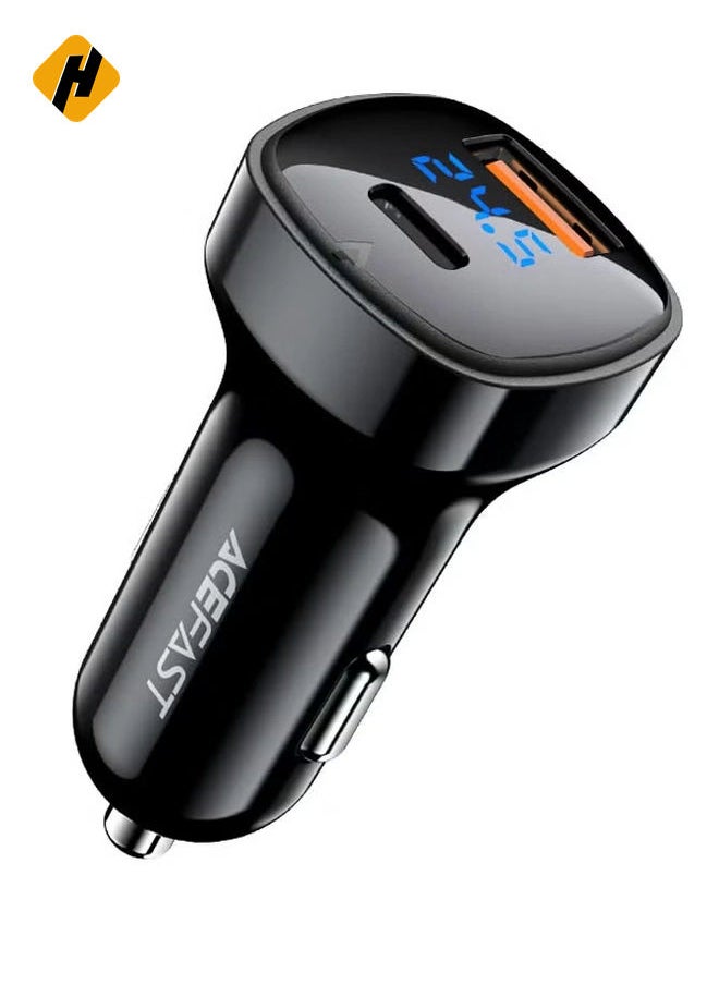 Fast Charge Car Charger B4 - 66W (1x USB-C + 1x USB-A)