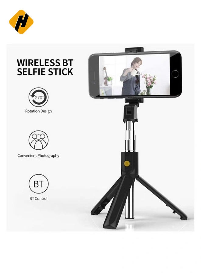 K07 Selfie Stick Integrated Tr BT 4.0 Wireless Selfie Stick Mini Portable Extendable Selfie Stick Tr for Smart Phone