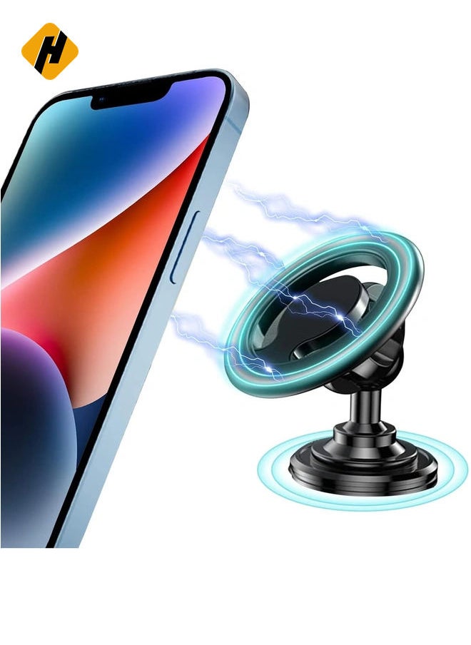 Magnetic Car Phone Holder, Compatible with Magsafe Car Mount for Dashboard Installation, Air Vent Car Holder for iPhone 14/14 Plus/14 Pro/14 Pro Max/13/12 Series, All Mobile Phone Universal