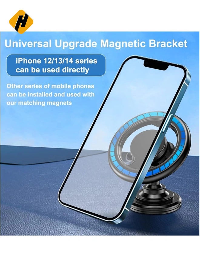 Magnetic Car Phone Holder, Compatible with Magsafe Car Mount for Dashboard Installation, Air Vent Car Holder for iPhone 14/14 Plus/14 Pro/14 Pro Max/13/12 Series, All Mobile Phone Universal