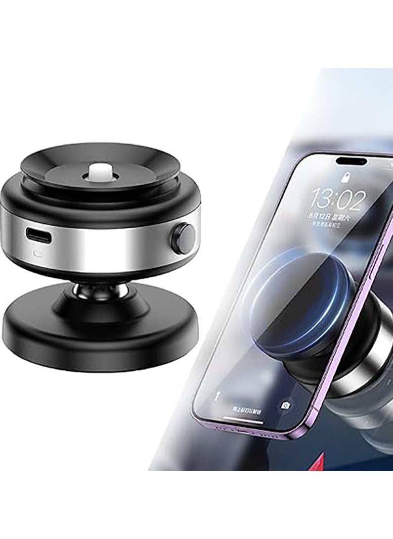 Magnetic Car Suction Cup Holder,Vacuum Glass Mirror Adsorption Magnetic Suction Cup car Phone Mount,360° Rotation Portable Magnetic Phone Holder for Windshield Dashboard