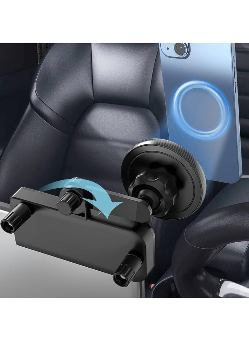 Tesla Model 3 Y S X Phone Mount Holder, Universal in Airplane Computer Phone Holder，Foldable Hidden Tesla Phone Holder Fit for All Phone, Holder For Electric Cars, Black