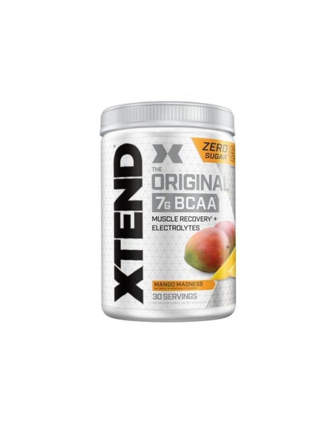 Xtend The Original 7G BCAA Muscle Recovery + Electrolytes, Mango Madness Flavor - 30 Servings