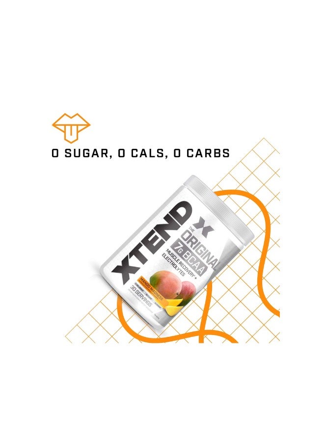 Xtend The Original 7G BCAA Muscle Recovery + Electrolytes, Mango Madness Flavor - 30 Servings