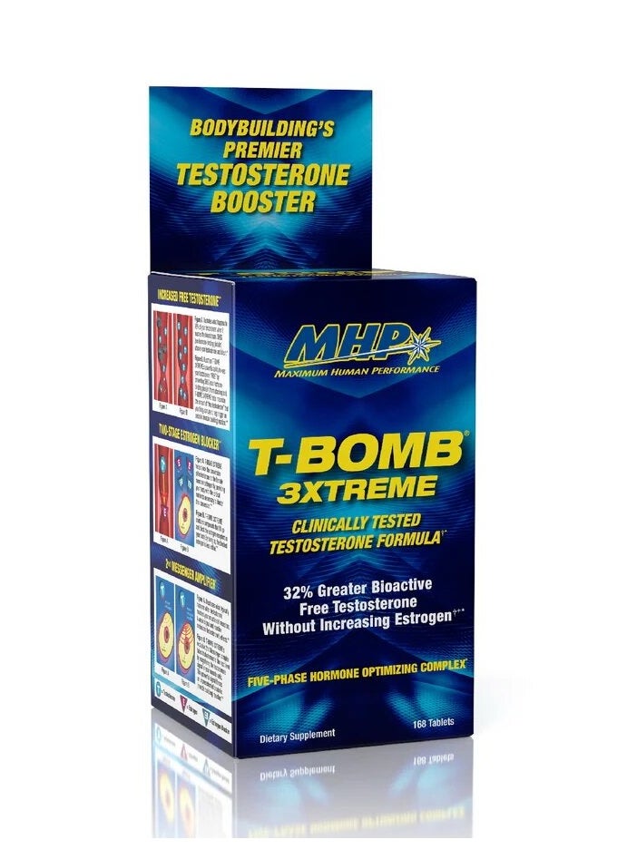 MHP, 3Xtreme, Energy Booster, 168 Caps, 56 Servings