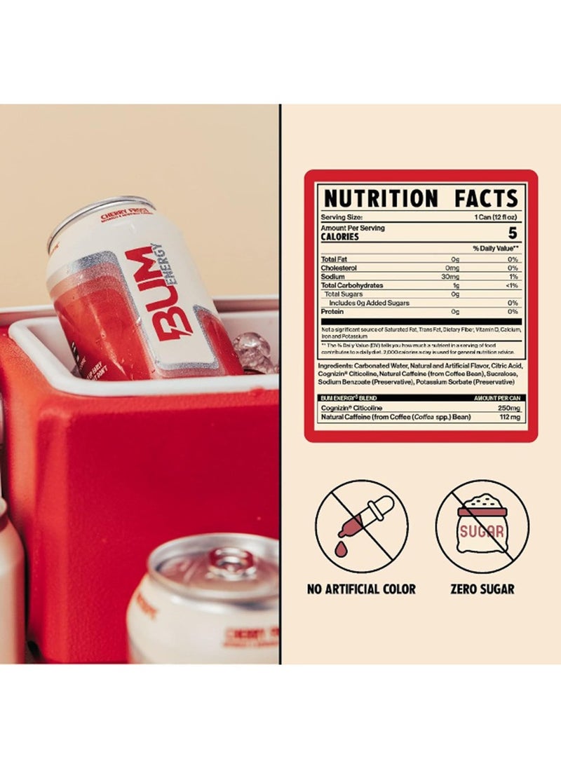 Sugar Free Energy Drink Cherry Frost - 12 pcs