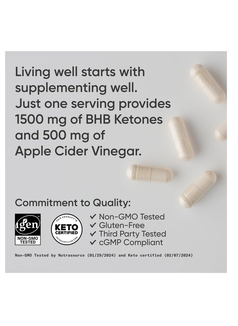 SR Keto+ACV Boosts Ketones 1500mg 120 veggie capsules