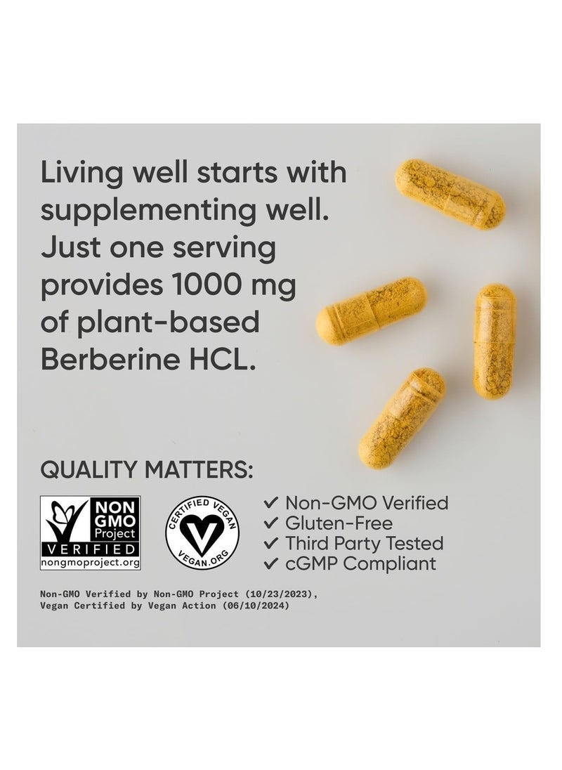 SR Berberine Plant Based 500mg per Serving 60 veggie capsules