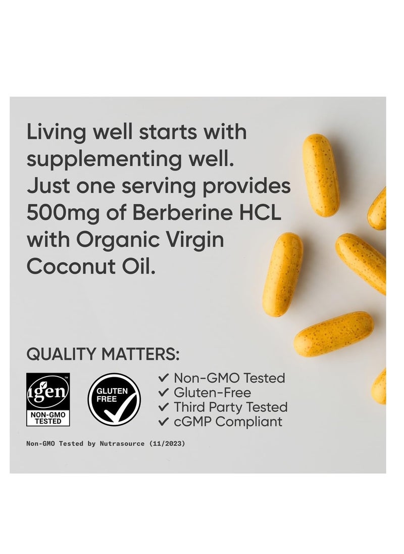 SR Berberine with Coconut Oil 500mg per Serving 90 softgels