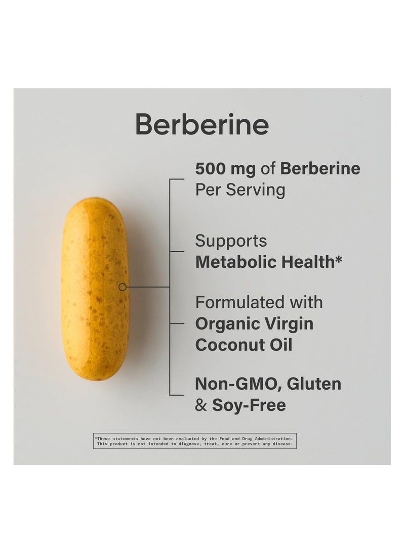 SR Berberine with Coconut Oil 500mg per Serving 90 softgels